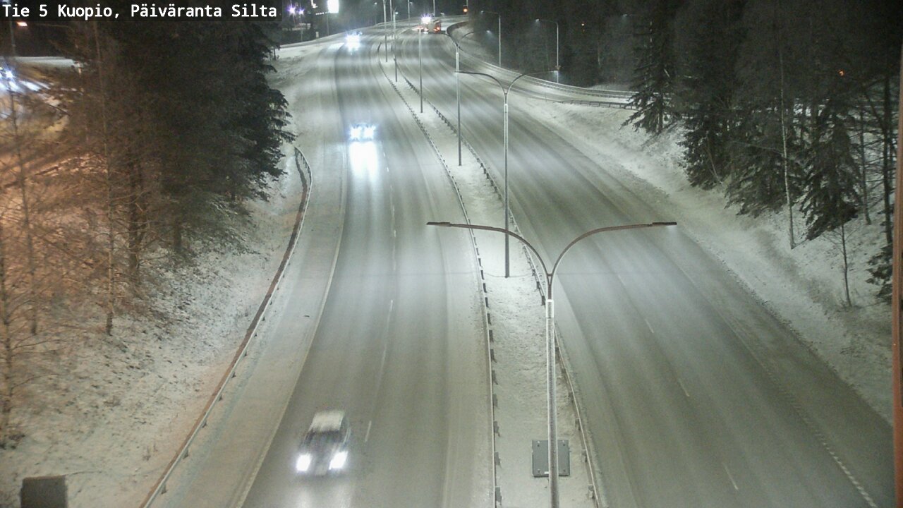 Kelikamerat Kuva Tie 5 Kuopio, Päiväranta silta, Kuopio, Pohjois-Savo