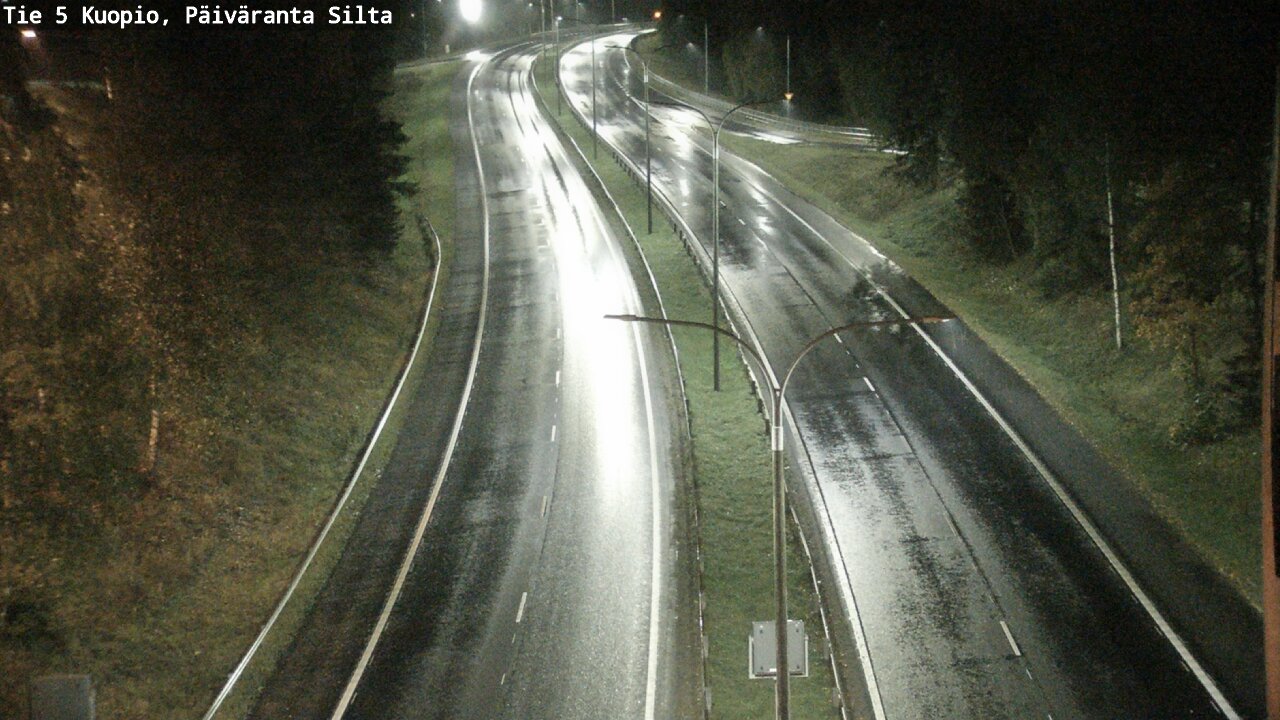 Weather Camera Image Road 5 Kuopio, Päiväranta silta, Kuopio, Pohjois-Savo