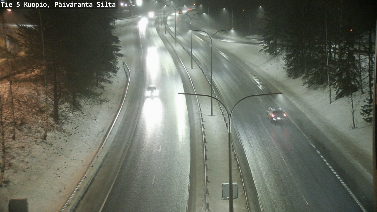 Weather Camera Image Road 5 Kuopio, Päiväranta silta, Kuopio, Pohjois-Savo