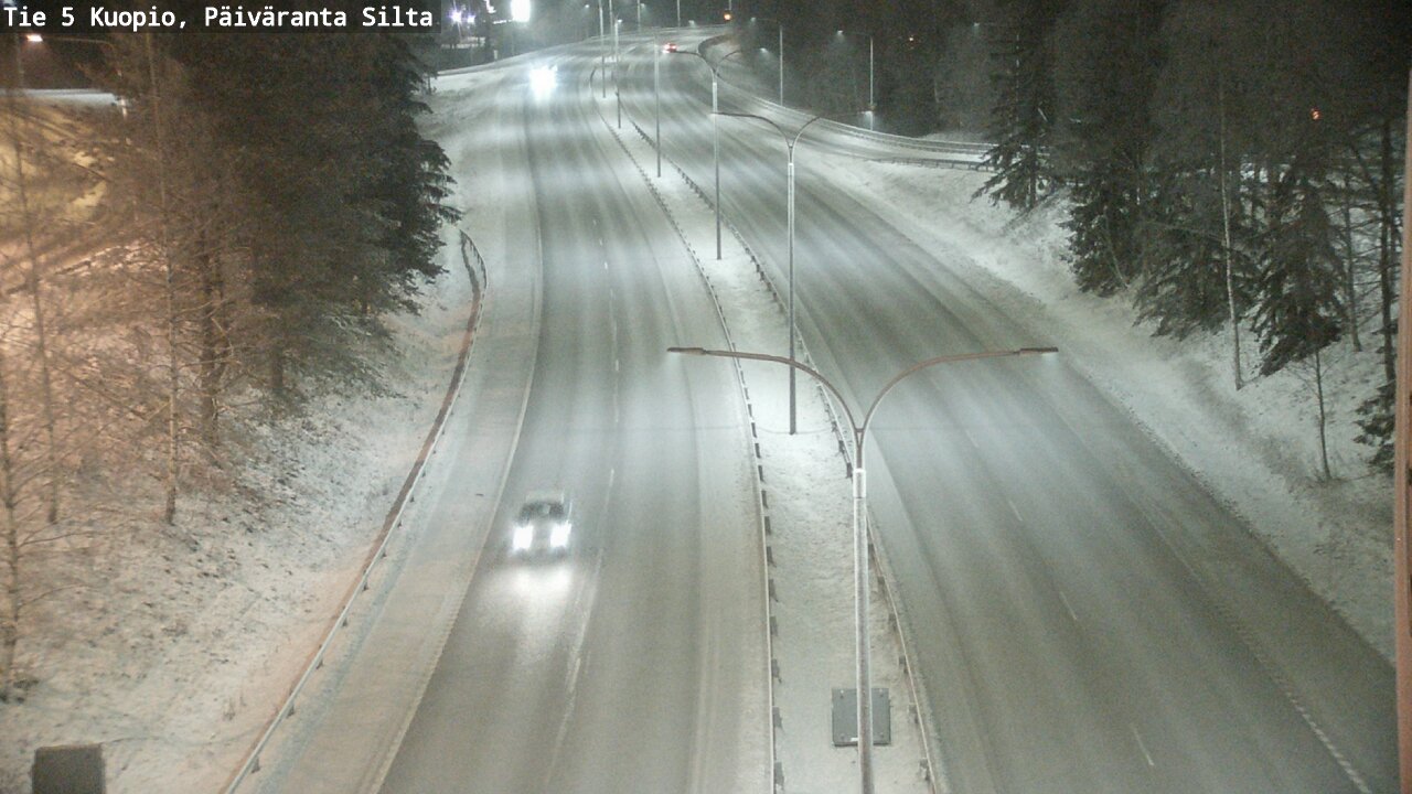 Kelikamerat Kuva Tie 5 Kuopio, Päiväranta silta, Kuopio, Pohjois-Savo