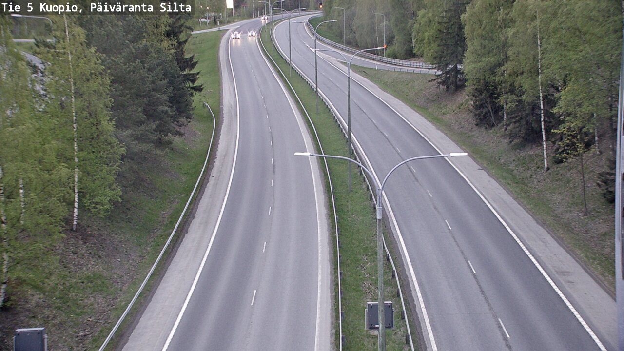 Kelikamerat Kuva Tie 5 Kuopio, Päiväranta silta, Kuopio, Pohjois-Savo