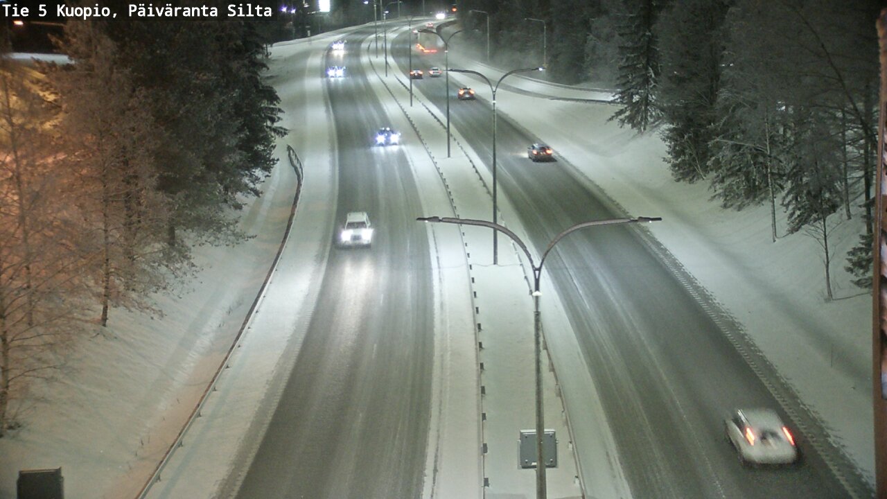 Kelikamerat Kuva Tie 5 Kuopio, Päiväranta silta, Kuopio, Pohjois-Savo