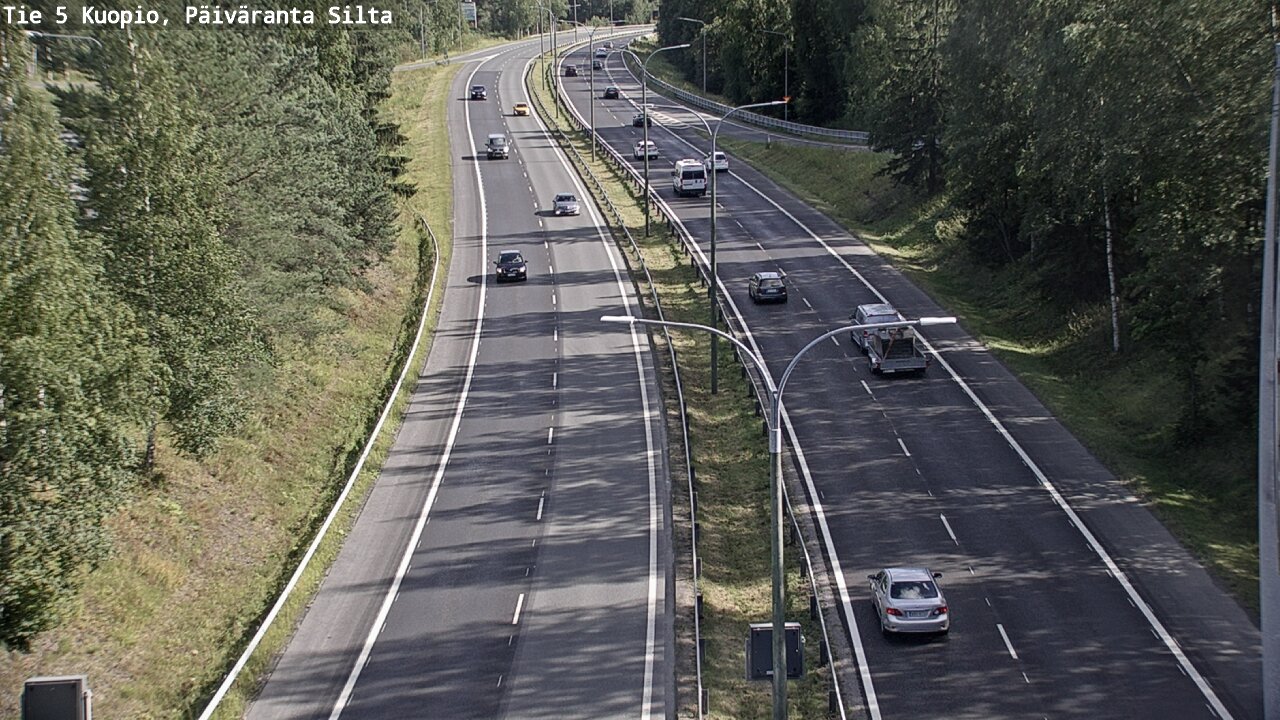 Kelikamerat Kuva Tie 5 Kuopio, Päiväranta silta, Kuopio, Pohjois-Savo
