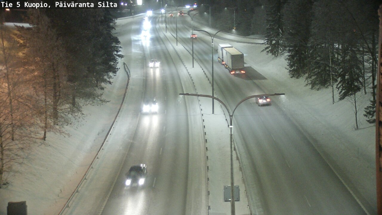 Kelikamerat Kuva Tie 5 Kuopio, Päiväranta silta, Kuopio, Pohjois-Savo