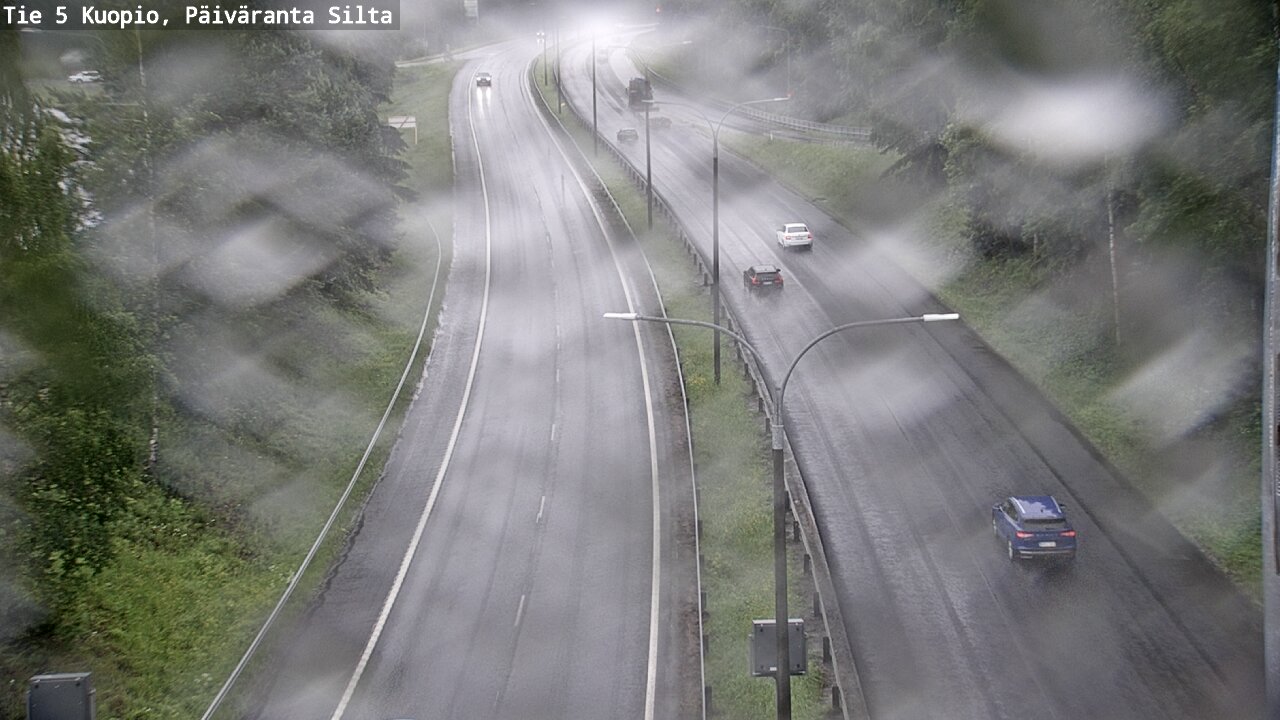 Weather Camera Image Väg 5 Kuopio, Päiväranta silta, Kuopio, Pohjois-Savo