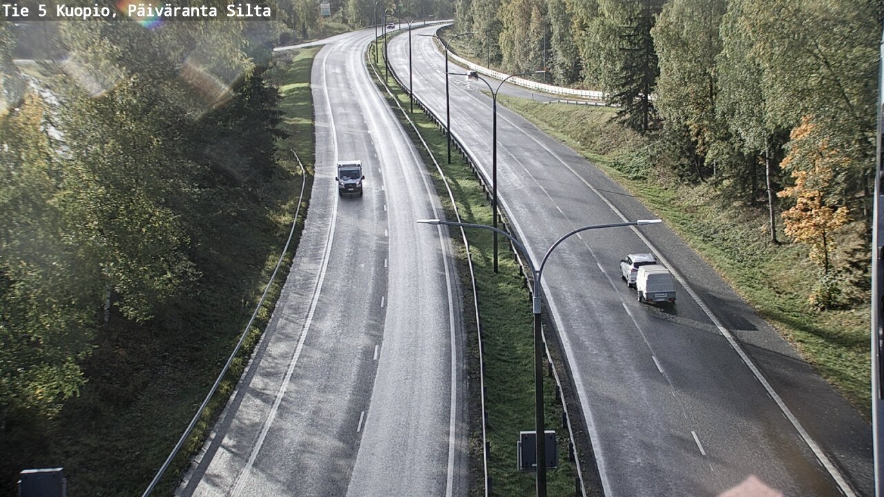 Weather Camera Image Road 5 Kuopio, Päiväranta silta, Kuopio, Pohjois-Savo