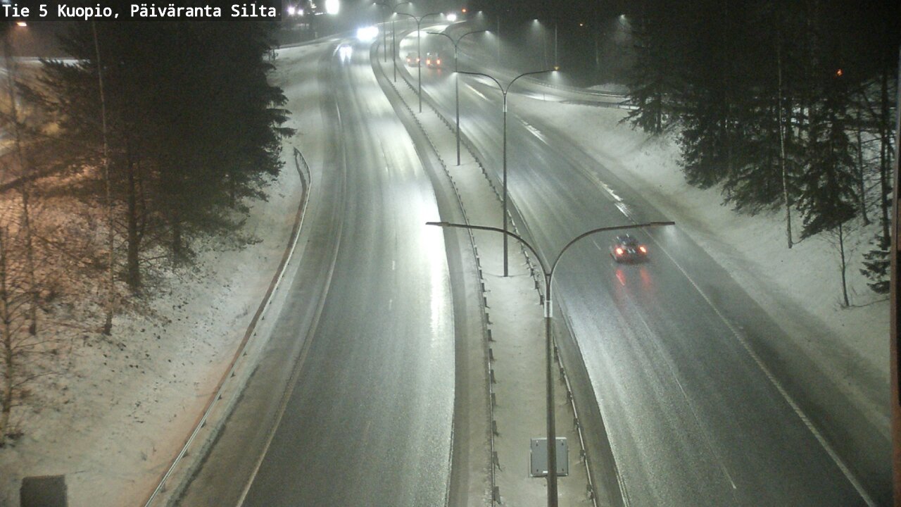 Weather Camera Image Road 5 Kuopio, Päiväranta silta, Kuopio, Pohjois-Savo