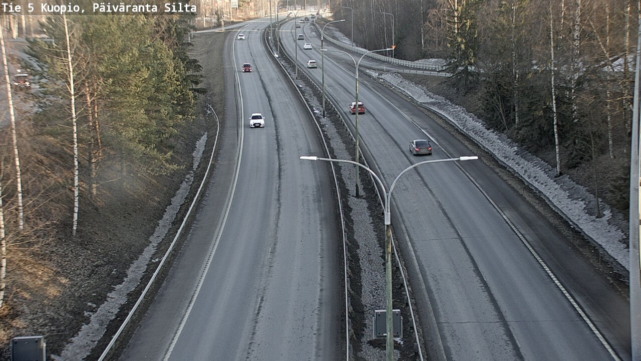 Kelikamerat Kuva Tie 5 Kuopio, Päiväranta silta, Kuopio, Pohjois-Savo