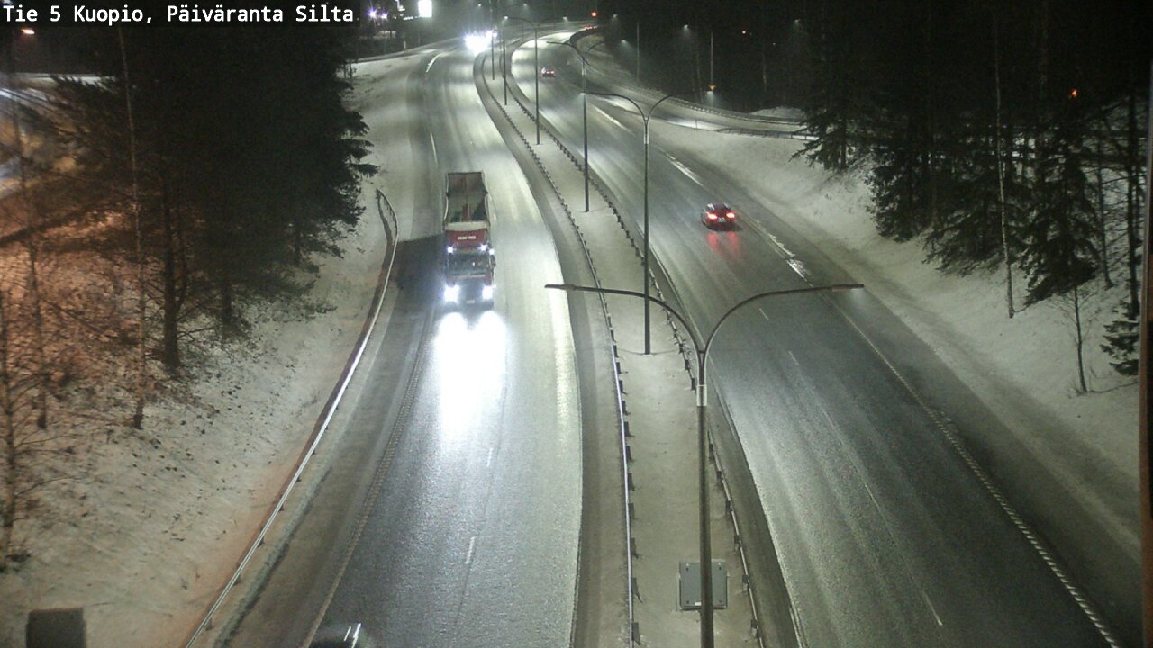 Weather Camera Image Road 5 Kuopio, Päiväranta silta, Kuopio, Pohjois-Savo