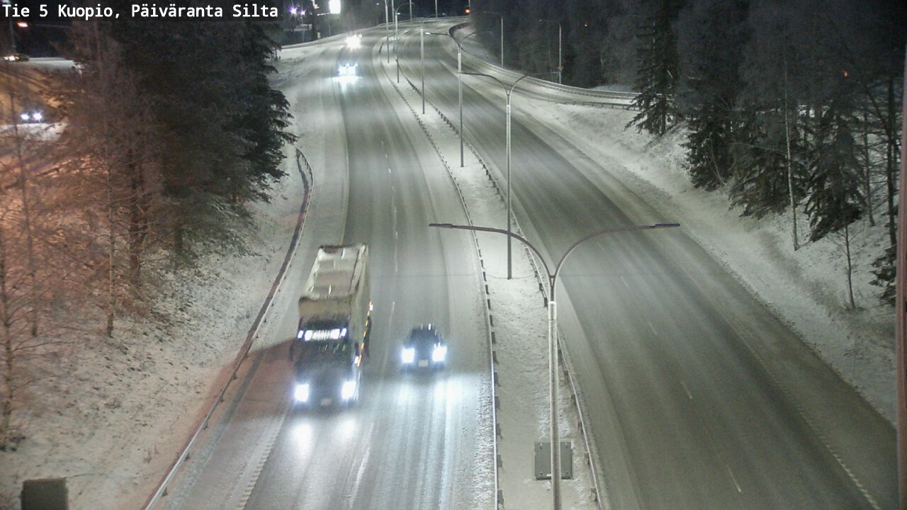 Kelikamerat Kuva Tie 5 Kuopio, Päiväranta silta, Kuopio, Pohjois-Savo