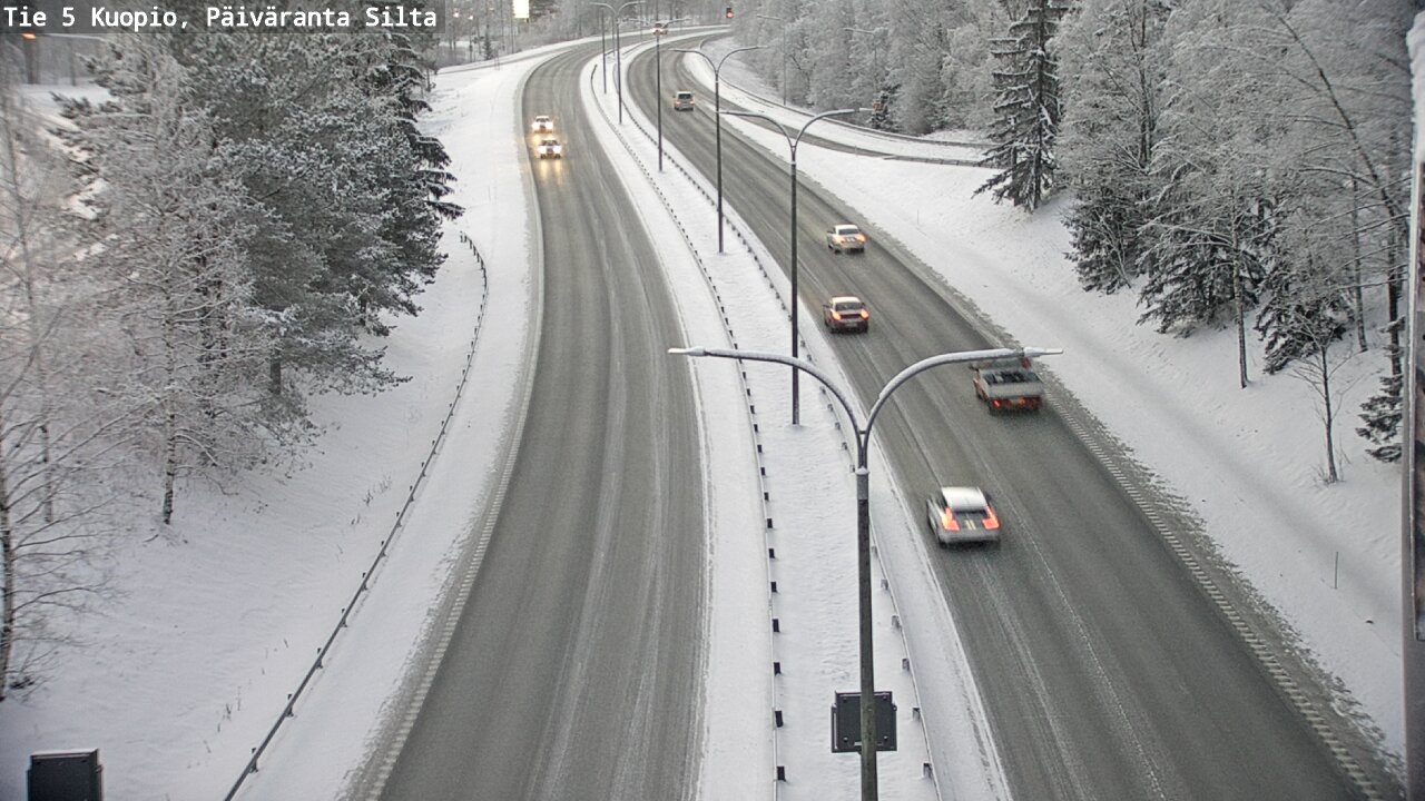 Kelikamerat Kuva Tie 5 Kuopio, Päiväranta silta, Kuopio, Pohjois-Savo