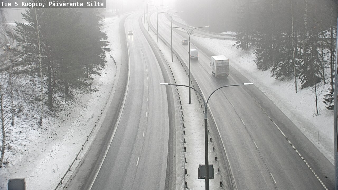 Weather Camera Image Road 5 Kuopio, Päiväranta silta, Kuopio, Pohjois-Savo