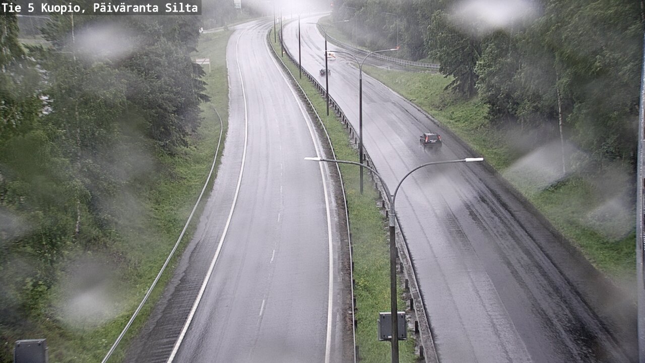 Weather Camera Image Väg 5 Kuopio, Päiväranta silta, Kuopio, Pohjois-Savo