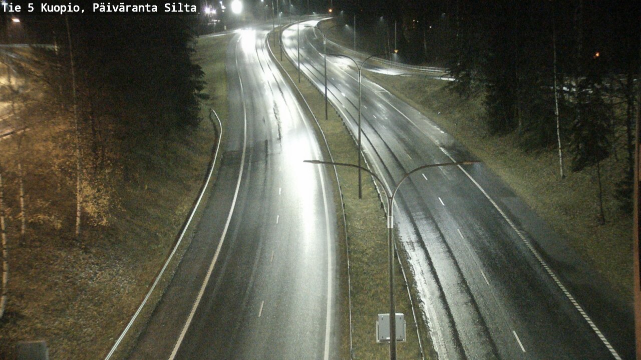 Weather Camera Image Road 5 Kuopio, Päiväranta silta, Kuopio, Pohjois-Savo