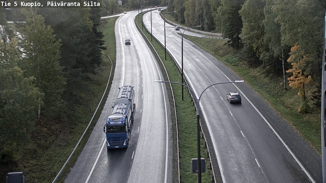 Kelikamerat Kuva Tie 5 Kuopio, Päiväranta silta, Kuopio, Pohjois-Savo