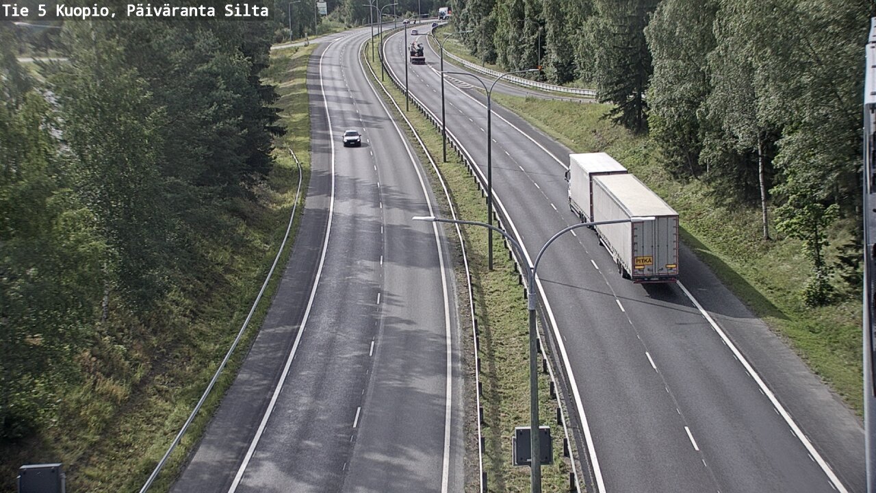 Kelikamerat Kuva Tie 5 Kuopio, Päiväranta silta, Kuopio, Pohjois-Savo