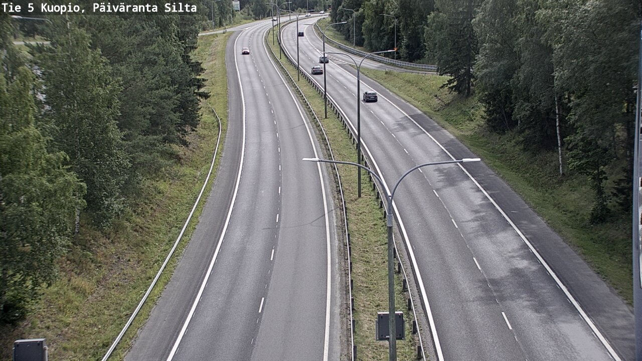 Weather Camera Image Road 5 Kuopio, Päiväranta silta, Kuopio, Pohjois-Savo