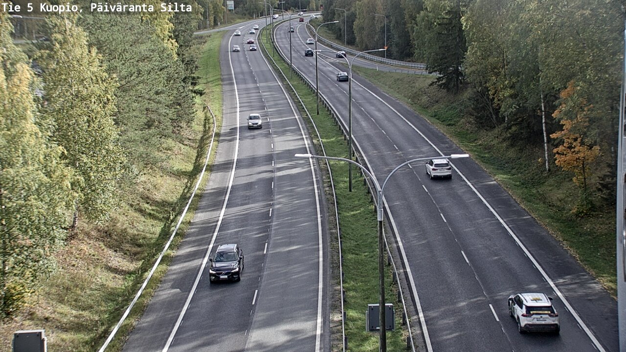 Kelikamerat Kuva Tie 5 Kuopio, Päiväranta silta, Kuopio, Pohjois-Savo