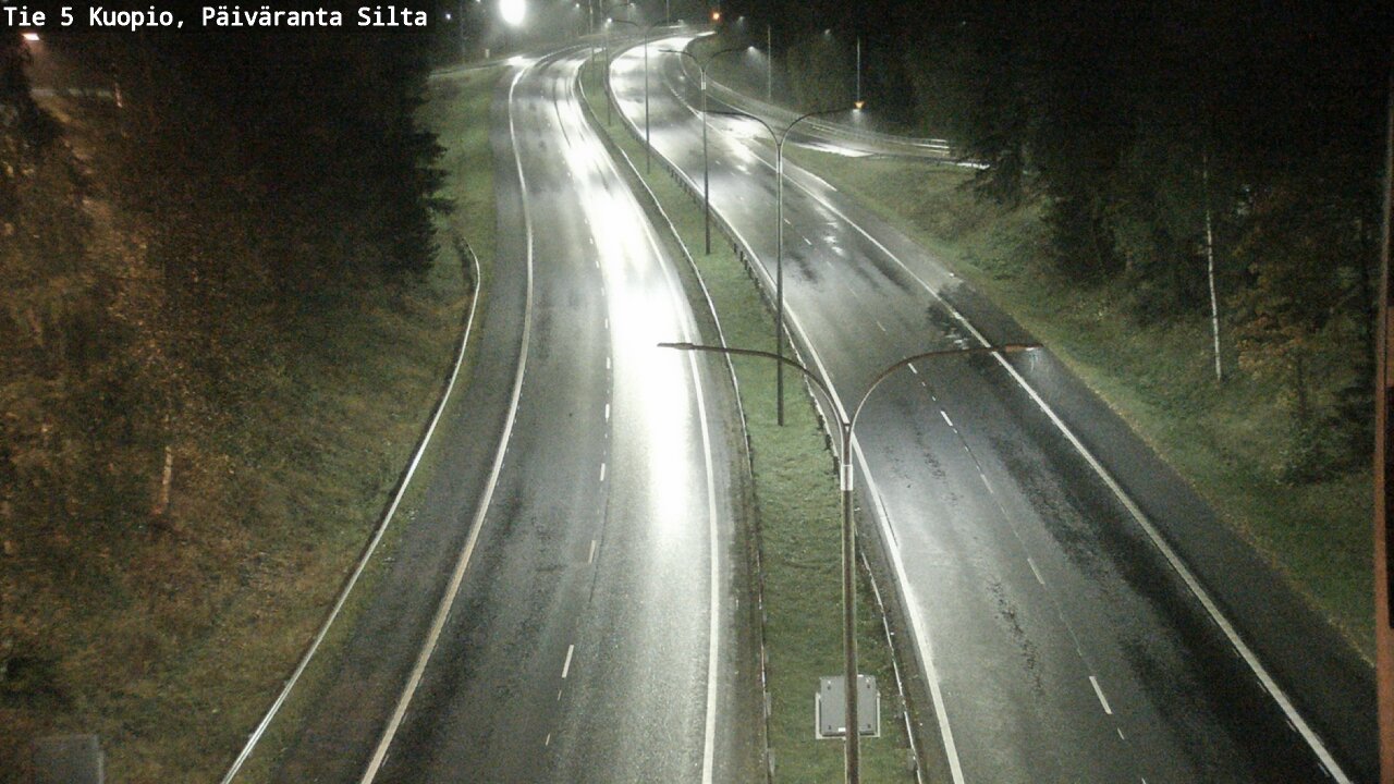 Weather Camera Image Road 5 Kuopio, Päiväranta silta, Kuopio, Pohjois-Savo