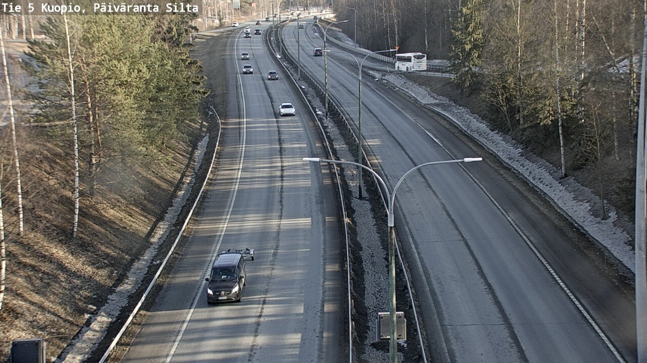 Kelikamerat Kuva Tie 5 Kuopio, Päiväranta silta, Kuopio, Pohjois-Savo