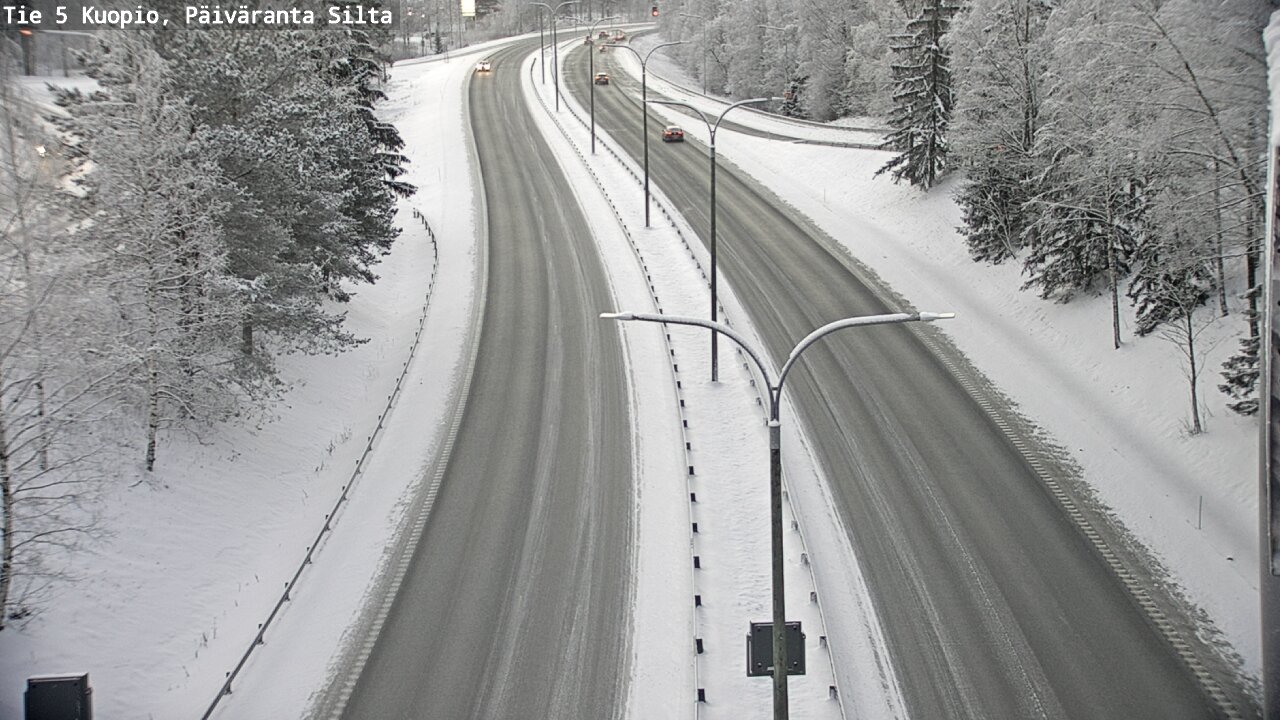 Kelikamerat Kuva Tie 5 Kuopio, Päiväranta silta, Kuopio, Pohjois-Savo