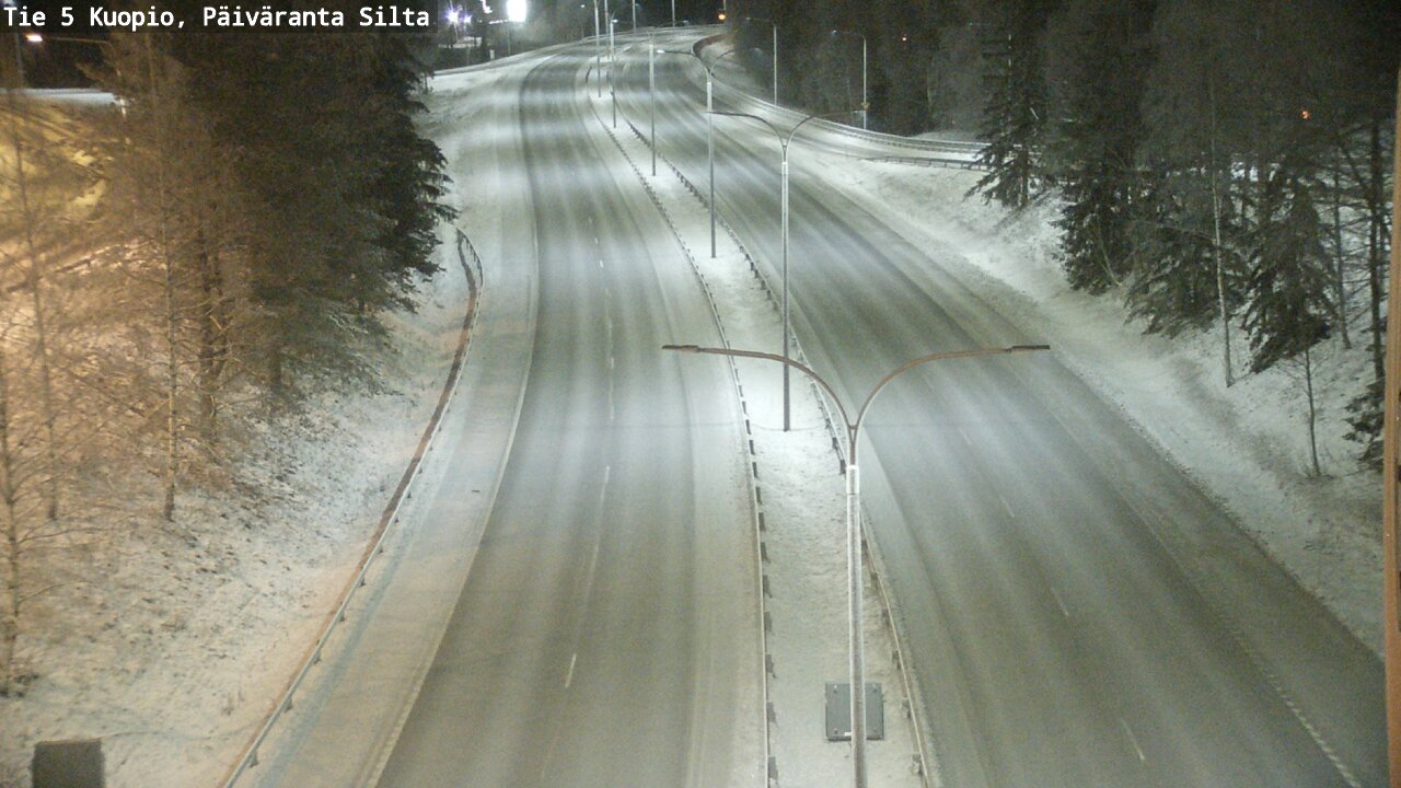 Kelikamerat Kuva Tie 5 Kuopio, Päiväranta silta, Kuopio, Pohjois-Savo