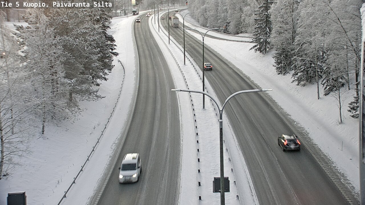 Kelikamerat Kuva Tie 5 Kuopio, Päiväranta silta, Kuopio, Pohjois-Savo