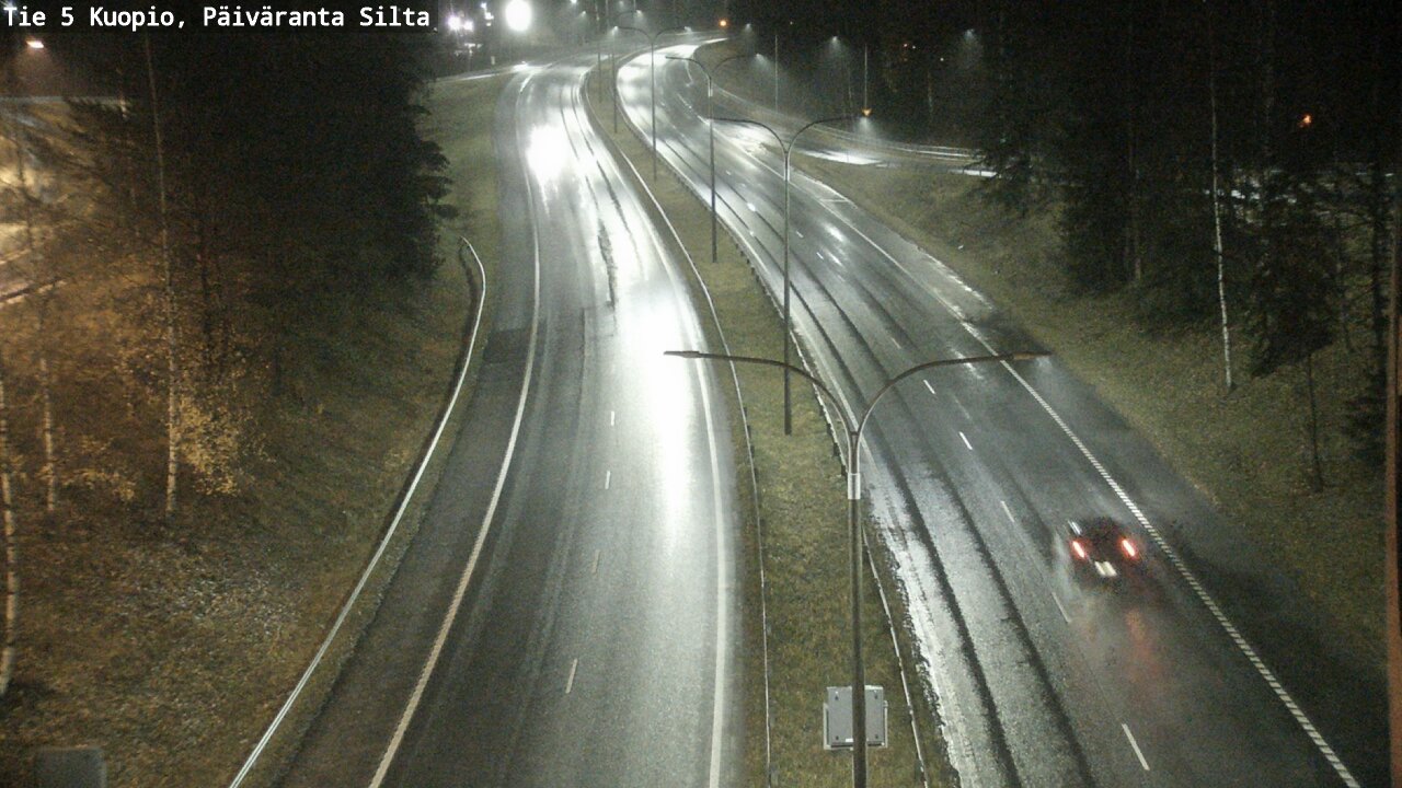 Weather Camera Image Road 5 Kuopio, Päiväranta silta, Kuopio, Pohjois-Savo