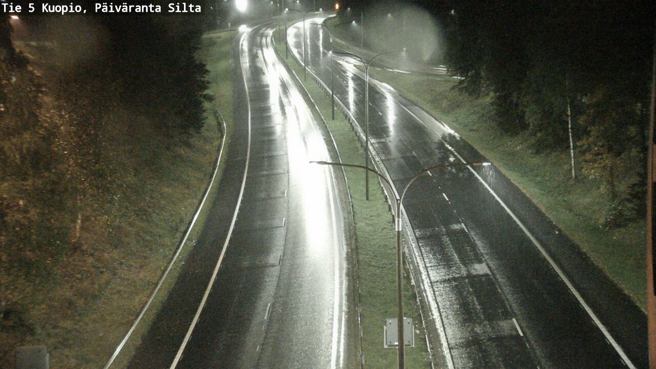 Weather Camera Image Road 5 Kuopio, Päiväranta silta, Kuopio, Pohjois-Savo