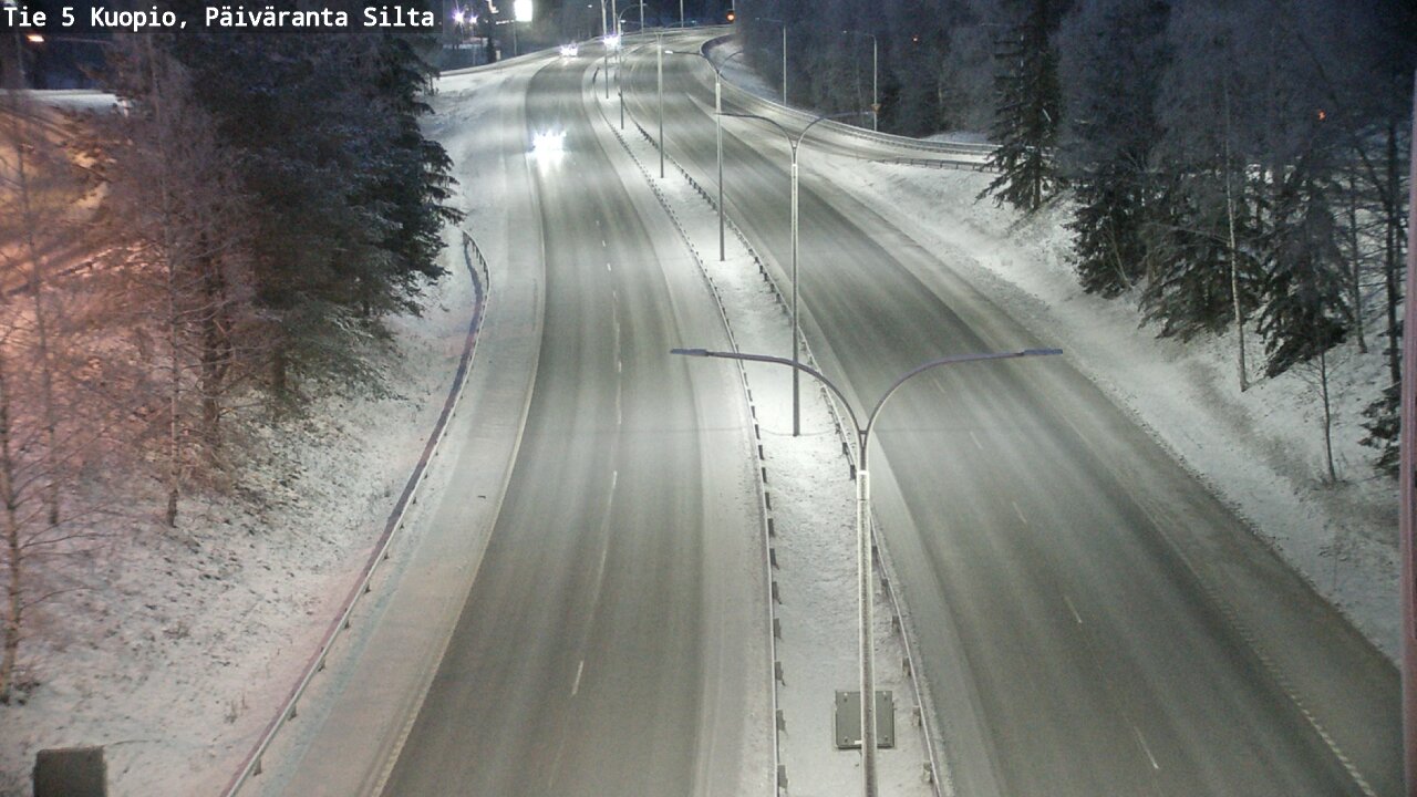 Kelikamerat Kuva Tie 5 Kuopio, Päiväranta silta, Kuopio, Pohjois-Savo