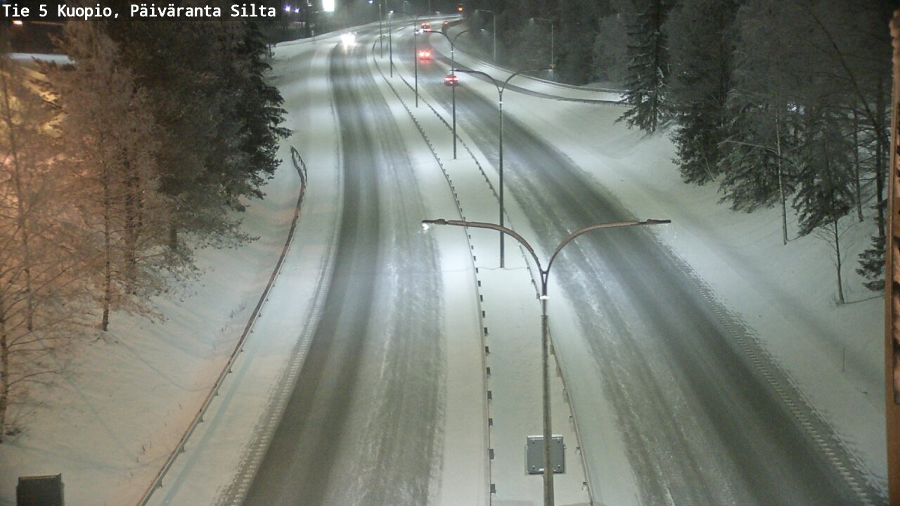 Kelikamerat Kuva Tie 5 Kuopio, Päiväranta silta, Kuopio, Pohjois-Savo