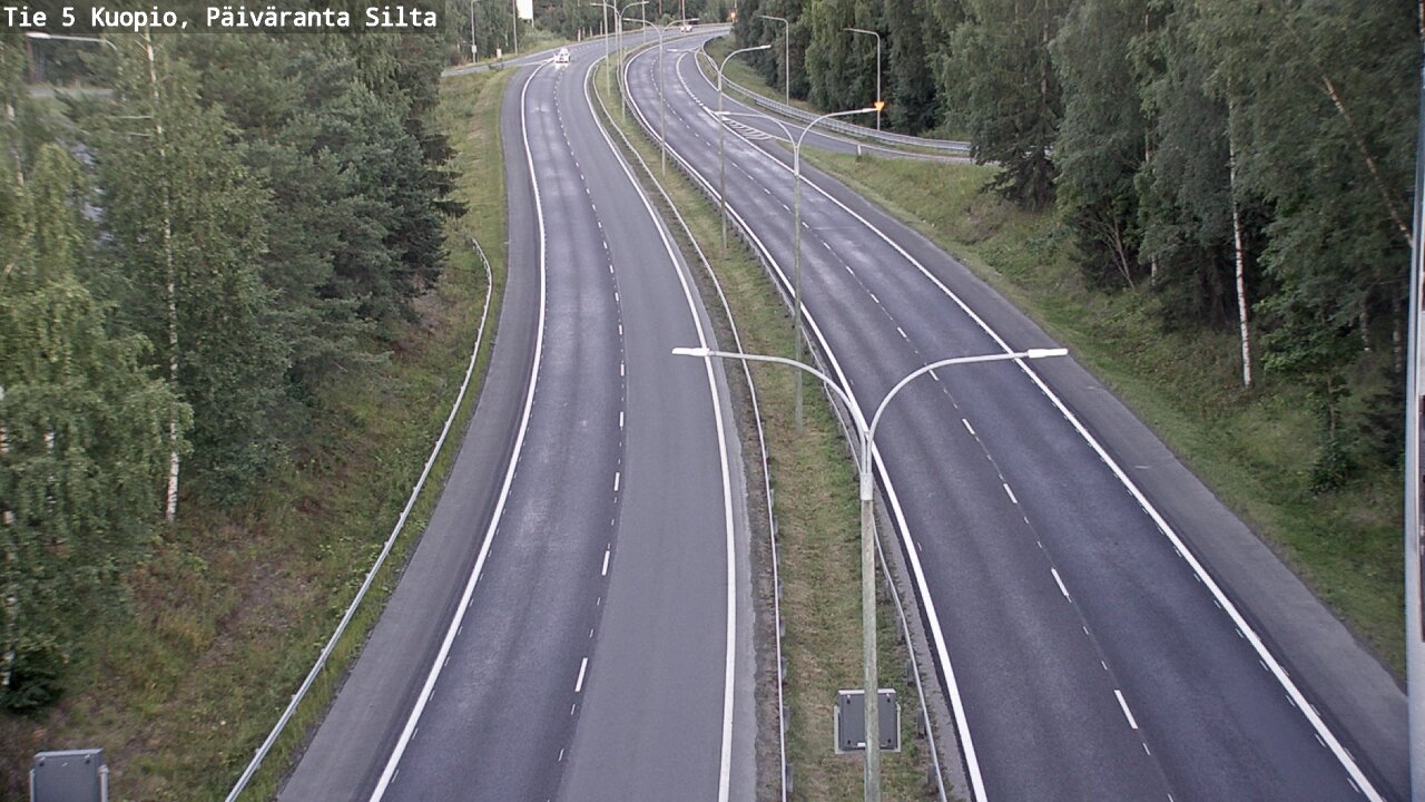 Kelikamerat Kuva Tie 5 Kuopio, Päiväranta silta, Kuopio, Pohjois-Savo