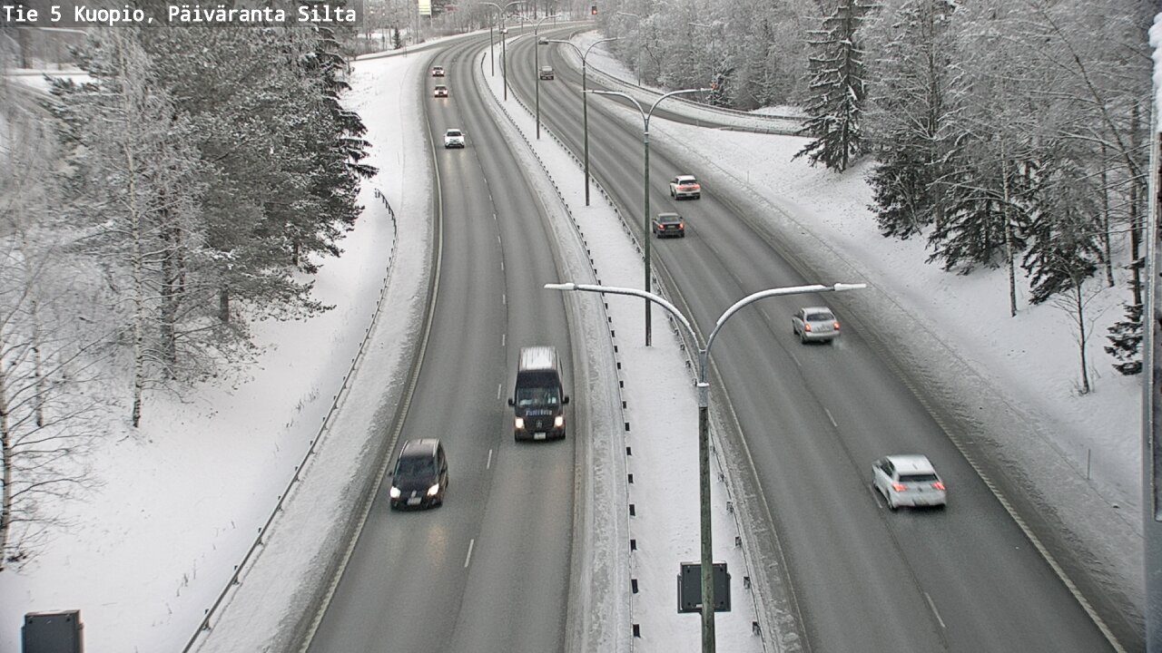 Kelikamerat Kuva Tie 5 Kuopio, Päiväranta silta, Kuopio, Pohjois-Savo