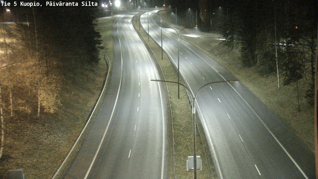 Kelikamerat Kuva Tie 5 Kuopio, Päiväranta silta, Kuopio, Pohjois-Savo