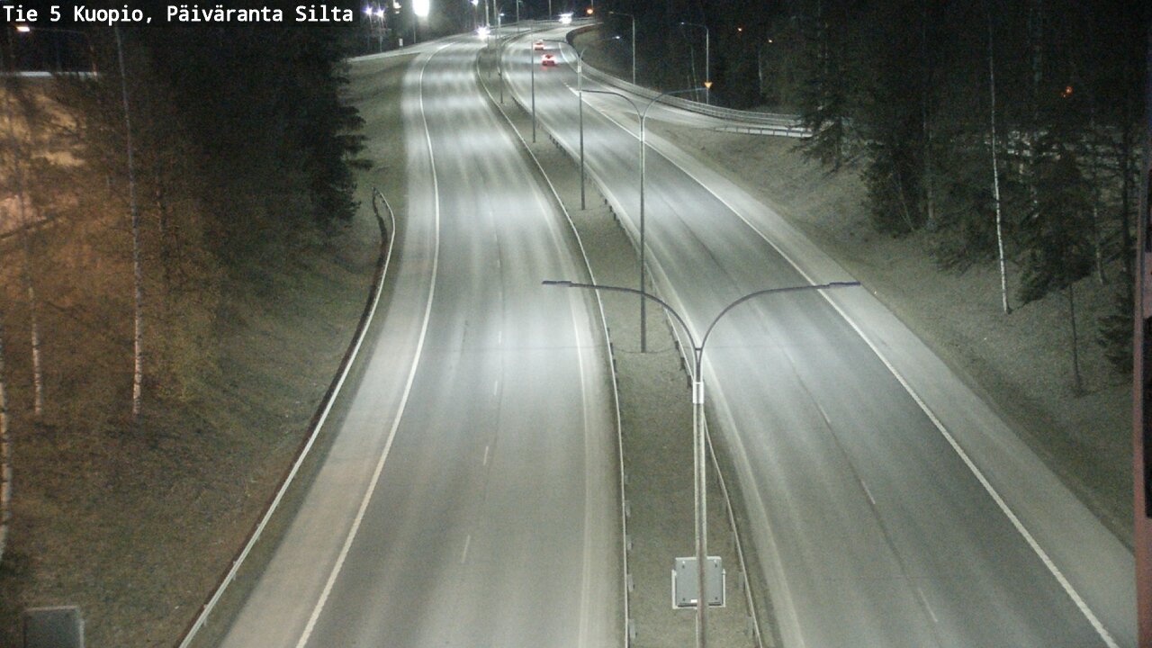 Weather Camera Image Väg 5 Kuopio, Päiväranta silta, Kuopio, Pohjois-Savo