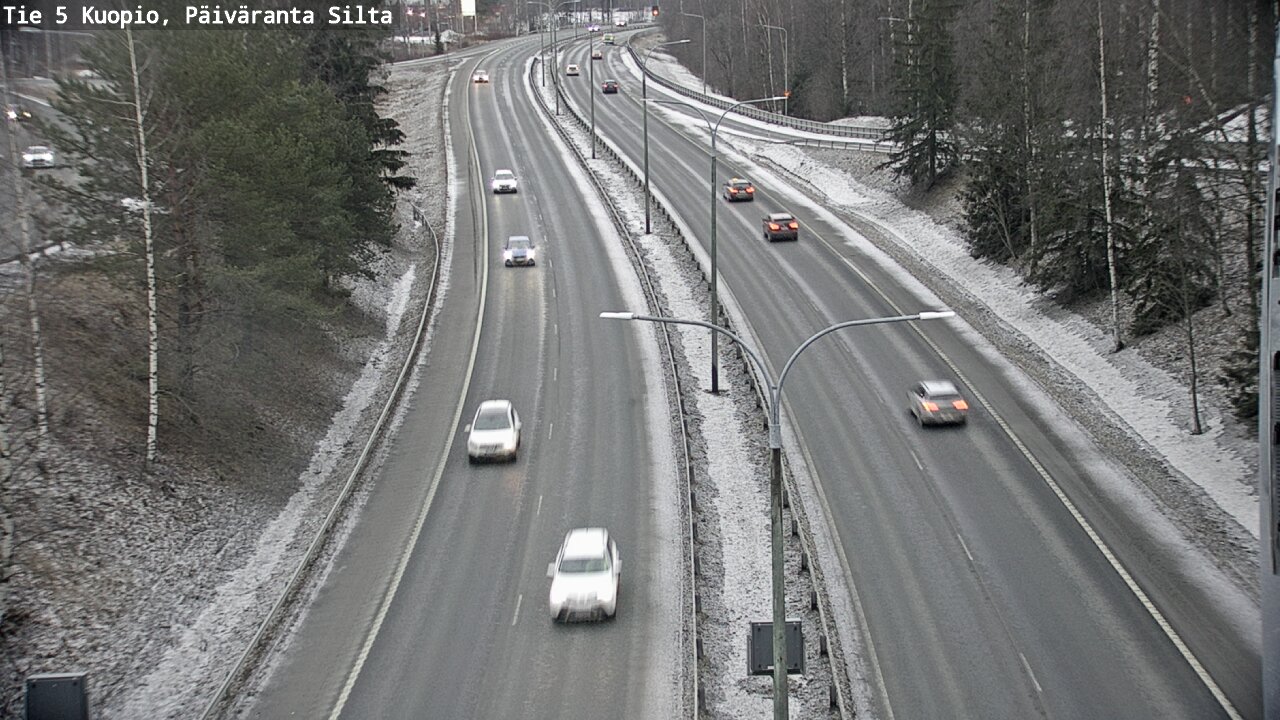 Kelikamerat Kuva Tie 5 Kuopio, Päiväranta silta, Kuopio, Pohjois-Savo
