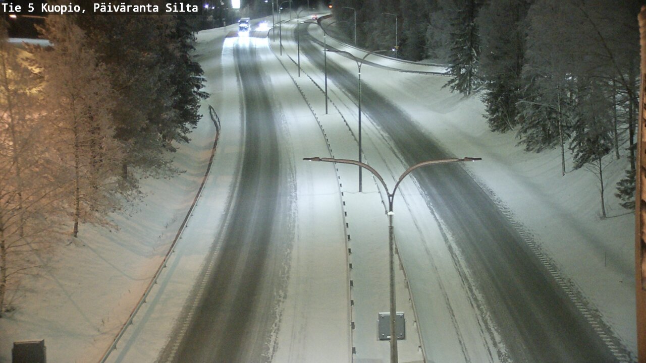 Kelikamerat Kuva Tie 5 Kuopio, Päiväranta silta, Kuopio, Pohjois-Savo