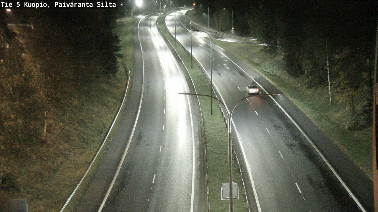 Weather Camera Image Road 5 Kuopio, Päiväranta silta, Kuopio, Pohjois-Savo