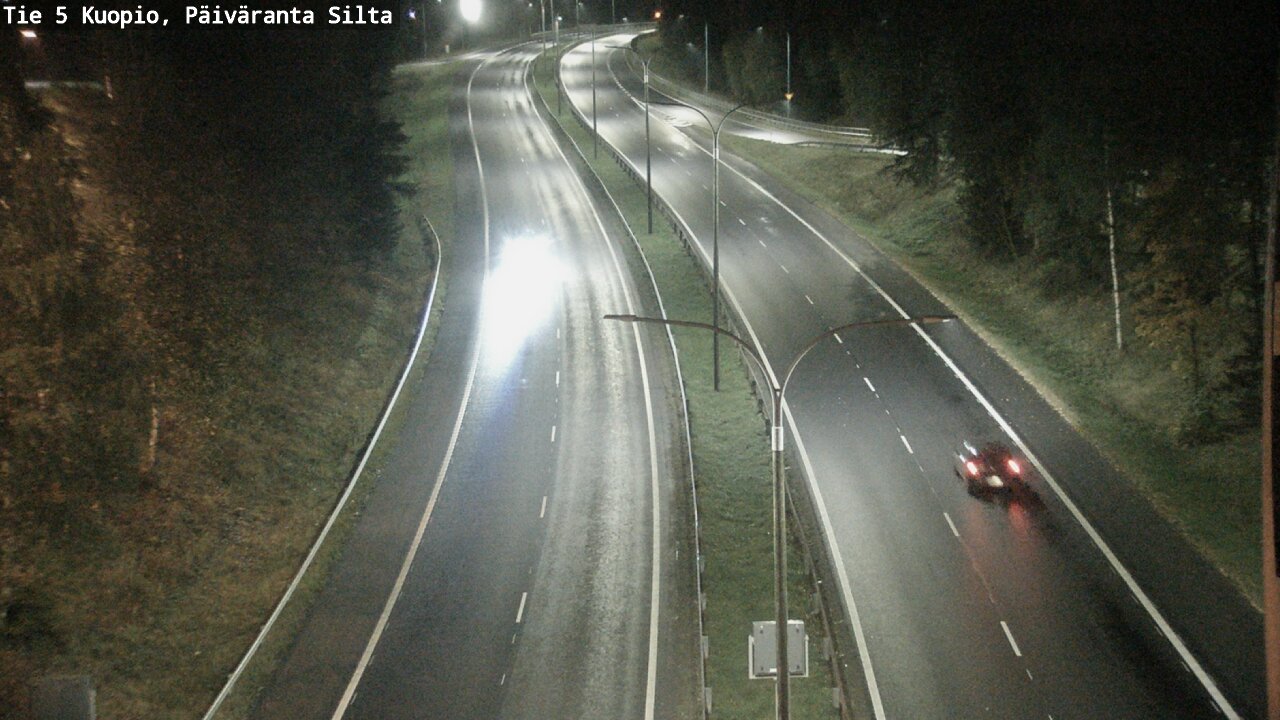 Weather Camera Image Road 5 Kuopio, Päiväranta silta, Kuopio, Pohjois-Savo