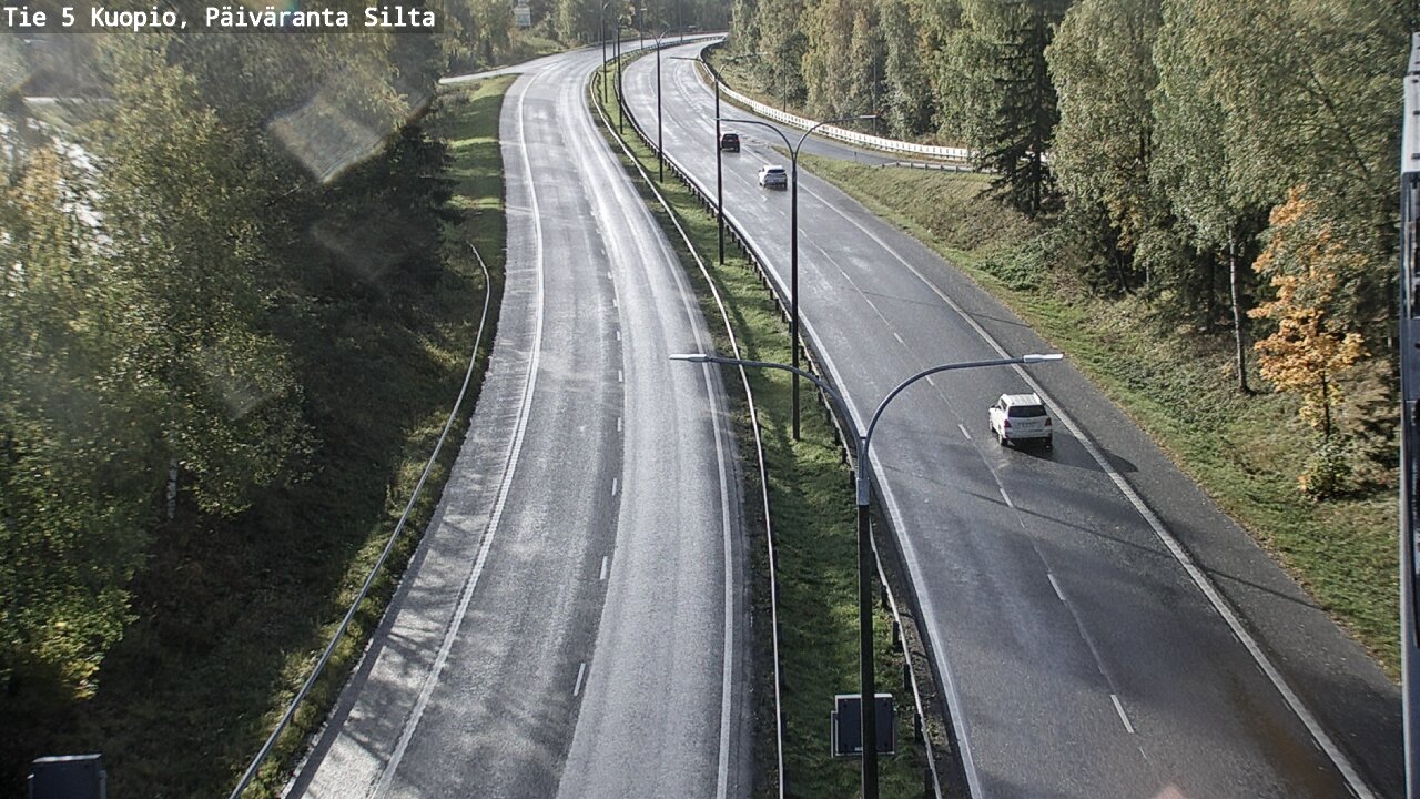 Weather Camera Image Road 5 Kuopio, Päiväranta silta, Kuopio, Pohjois-Savo