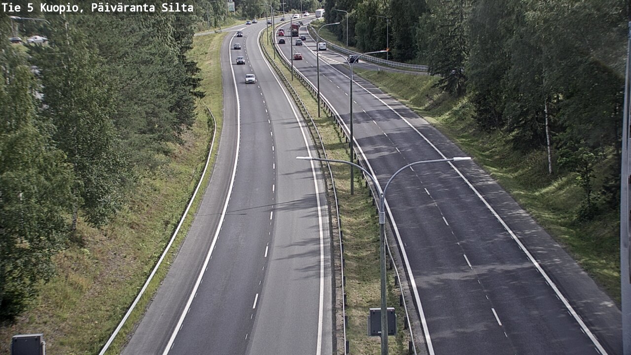 Kelikamerat Kuva Tie 5 Kuopio, Päiväranta silta, Kuopio, Pohjois-Savo