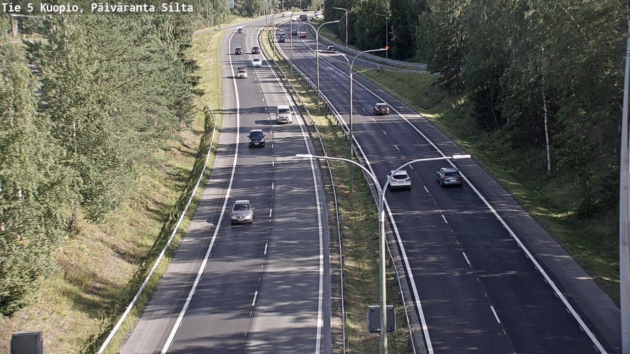 Kelikamerat Kuva Tie 5 Kuopio, Päiväranta silta, Kuopio, Pohjois-Savo