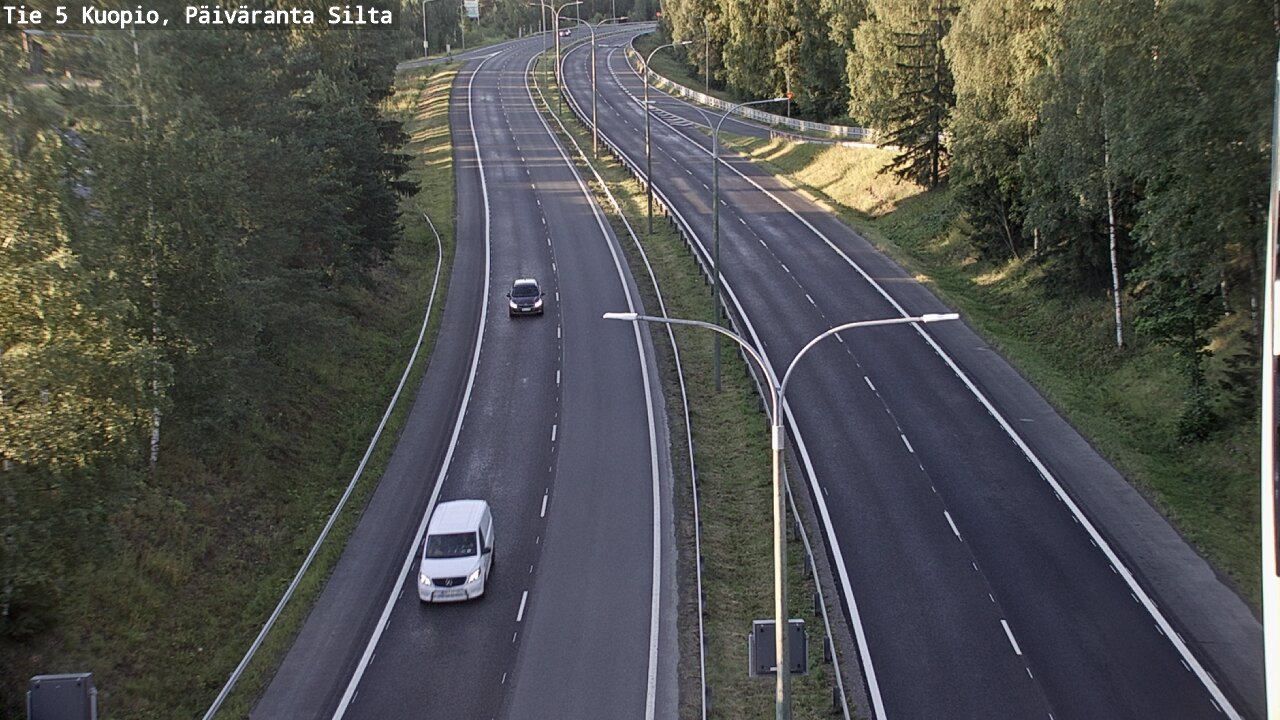 Kelikamerat Kuva Tie 5 Kuopio, Päiväranta silta, Kuopio, Pohjois-Savo
