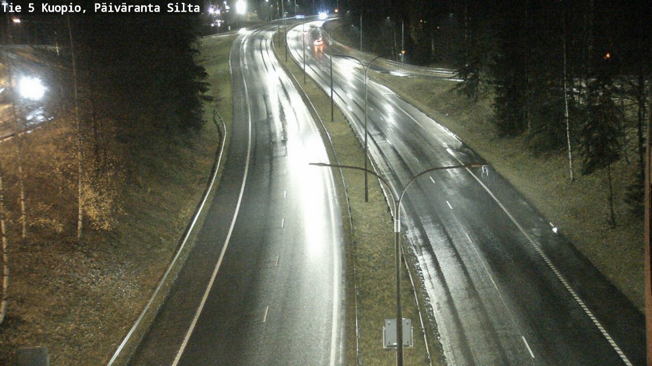 Weather Camera Image Väg 5 Kuopio, Päiväranta silta, Kuopio, Pohjois-Savo