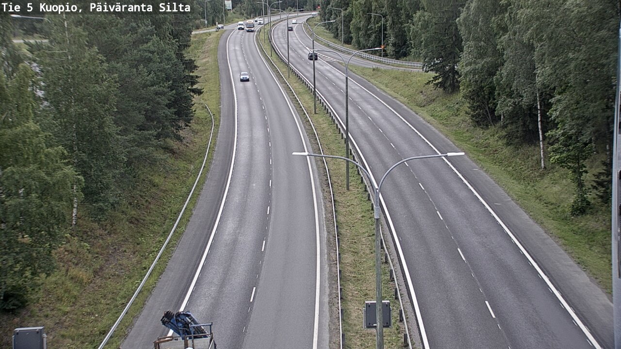 Kelikamerat Kuva Tie 5 Kuopio, Päiväranta silta, Kuopio, Pohjois-Savo