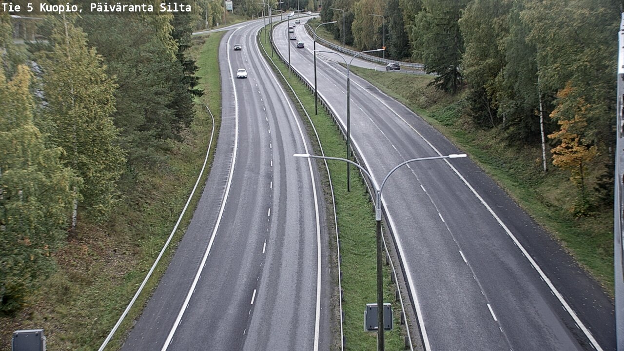 Weather Camera Image Road 5 Kuopio, Päiväranta silta, Kuopio, Pohjois-Savo