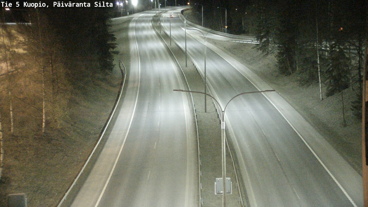 Weather Camera Image Väg 5 Kuopio, Päiväranta silta, Kuopio, Pohjois-Savo