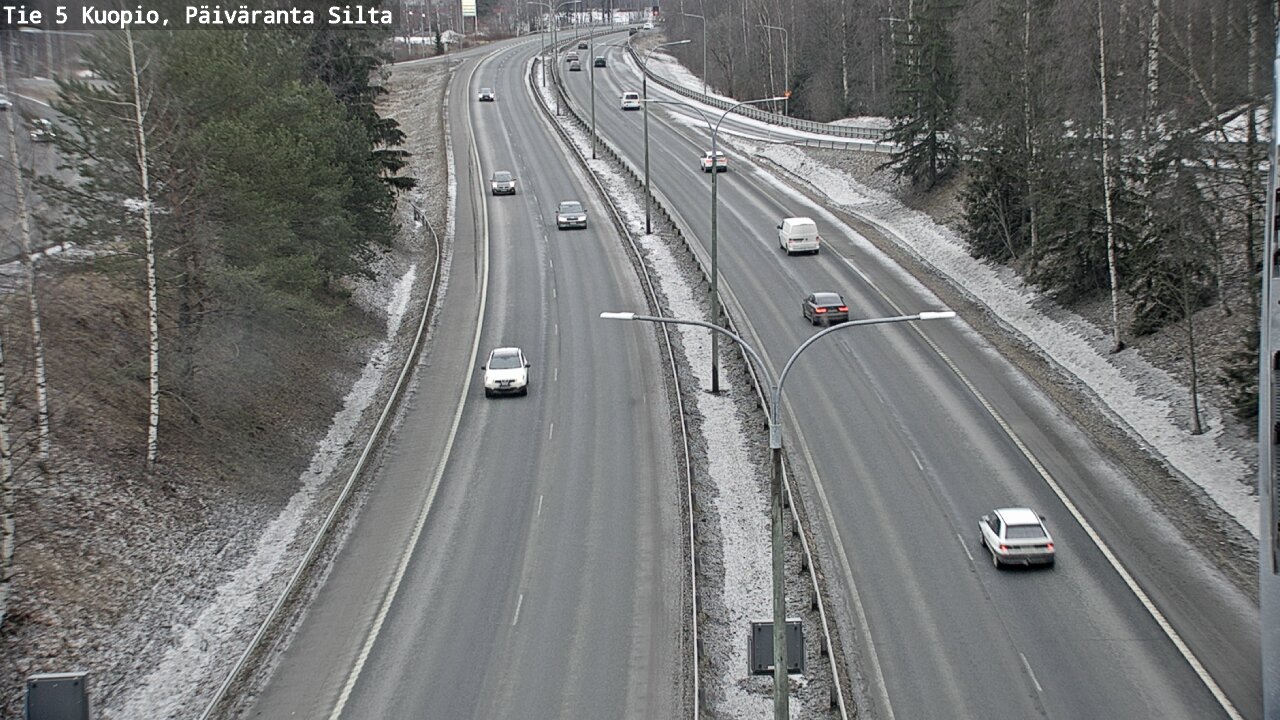 Kelikamerat Kuva Tie 5 Kuopio, Päiväranta silta, Kuopio, Pohjois-Savo