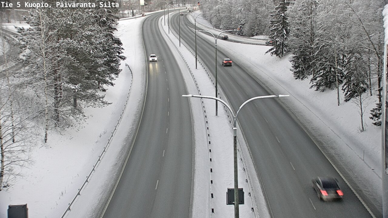 Weather Camera Image Väg 5 Kuopio, Päiväranta silta, Kuopio, Pohjois-Savo
