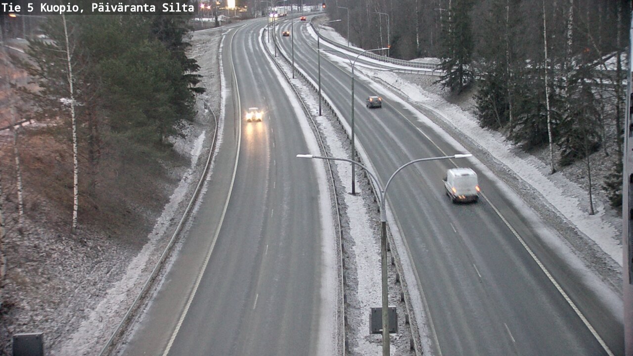 Kelikamerat Kuva Tie 5 Kuopio, Päiväranta silta, Kuopio, Pohjois-Savo